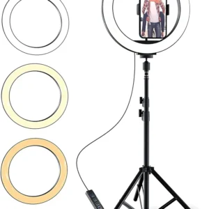 10 Inchi Ring light with 6 feet stand