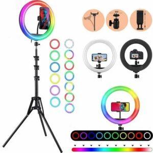MJ36 RGB LED Soft Ring Light 36 cm (15 inchi)