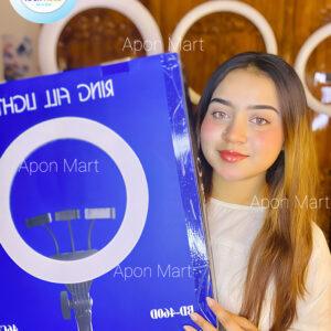 18-Inch LED Ring Light with 6-7 Feet Adjustable Stand