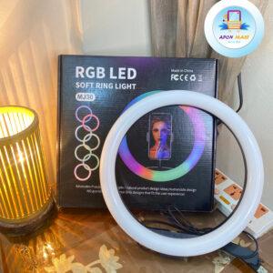 MJ30 RGB LED Soft Ring Light with 6-7 feet stand 30CM (12-inchi)