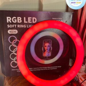 MJ36 RGB LED Soft Ring Light 36 cm (14inchi)