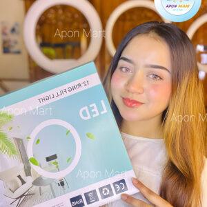 12-Inch LED Ring Light with 6-7 Feet Adjustable Stand